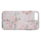  roze blauwgroen elegante rozen Case-Mate iPhone case (Achterkant (Horizontaal))