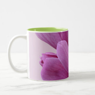 Roze Bleke Magnolia Tweekleurige Koffiemok