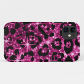 Roze Bling iPhone Hoesje (Achterkant (horizontaal))