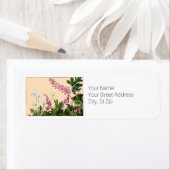 Roze bloederende hartbloemen Retouradres Etiket (Insitu)