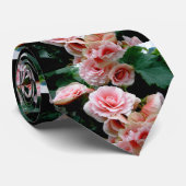 Roze bloeiende Begonia Stropdas (Opgerold)