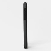 Roze bloem, aangepaste naam grijs Case-Mate iPhone case (Achterkant/links)