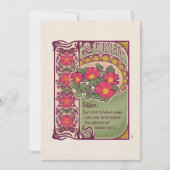 Roze Bloem Aanmoediging en Dromen Kaart (Voorkant)