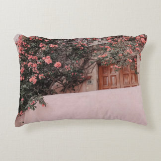 Roze bloem accent kussen