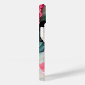 Roze bloem bloeit en bladeren Case-Mate iPhone case (Achterkant / Rechts)