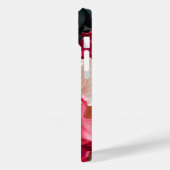 Roze bloem bloeit en bladeren Case-Mate iPhone case (Achterkant / Links)