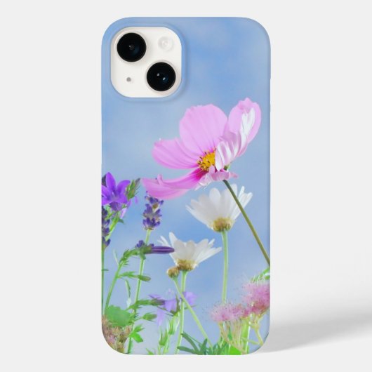  roze bloem Case-Mate iPhone case (Achterkant)