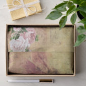 Roze Bloem Decoupage Ephemera Tissuepapier (Geschenk)