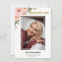 Roze Bloem Foto Afstuderen Roze aan de Achterkant