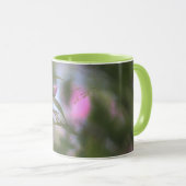 Roze bloem Foto Mok (Voorkant rechts)