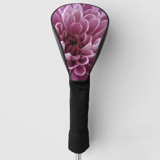 Roze Bloem Foto Ontwerp Golfheadcover (Voorkant)