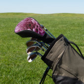 Roze Bloem Foto Ontwerp Golfheadcover (Insitu)