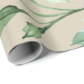 Roze Bloem & Groen Cadeaupapier (Rol Hoek)