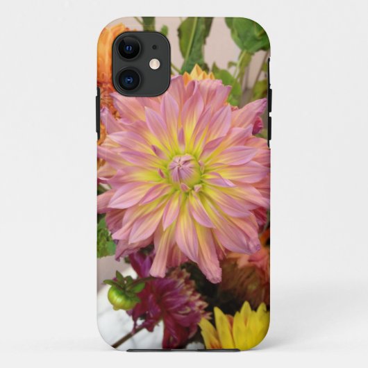 Roze Bloem iPhone Case (Achterkant)