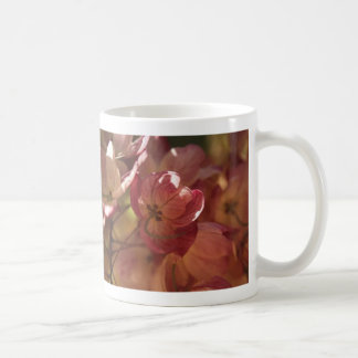 roze bloem koffiemok