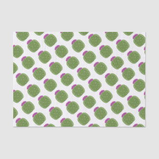 Roze Bloem Korte Cactus Print Tissue Papier