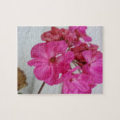 Roze bloem legpuzzel (Horizontaal)