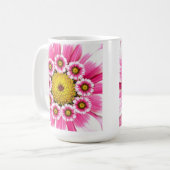 Roze Bloem Mok (Voorkant links)