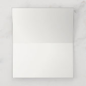 Roze Bloem Naam Plaats Kaart (Binnenkant ongevouwen)