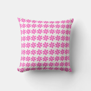 Roze Bloem Patroon Decoratie Kussen