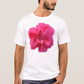 roze bloem t-shirt