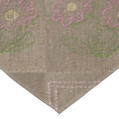 Roze bloem tafelkleed (Gekanteld)