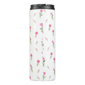 roze bloem thermosbeker (Achterkant)