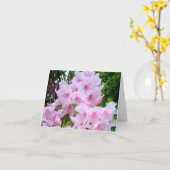  Roze Bloem Verjaardag Groeten Kaart (Gele Bloem)