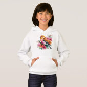 Roze Bloem Vogel (Voorkant volledig)