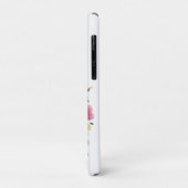 Roze Bloem Vogel Case-Mate iPhone Case (Achterkant/links)