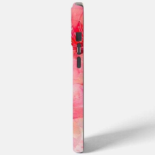 Roze bloemblaadje Elegance Waterverf Case-Mate iPhone Case (Achterkant / Links)