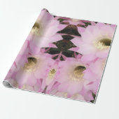 Roze bloemblaadjes van de woestijn cadeaupapier (Uitgerold)