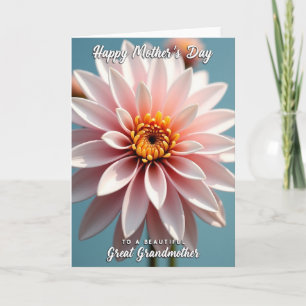 Roze Bloemblad Moederdag Liefde Kaart