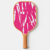 Roze Bloemblad Paddleball Paddle (Voorkant)