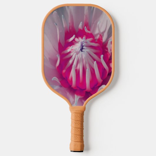 Roze Bloemblad Paddleball Paddle (Achterkant)