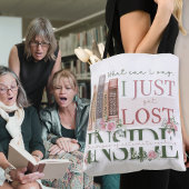 Roze Bloemboek Liefhebbers Bookish Reading Canvas Draagtas