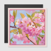 Roze bloemen (Voorkant / Achterkant)