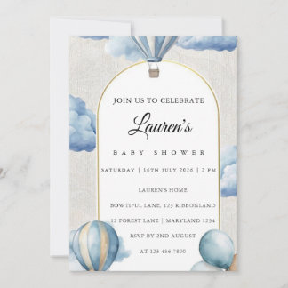 Roze bloemen baby shower uitnodiging | Meisje baby