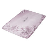 Roze Bloemen Badmat (Gekanteld)