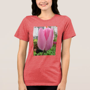 Roze Bloemen Bloemen Tulp Tulpen Tuin T Shirt