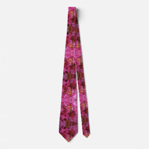 Roze Bloemen Bloesems Stropdas