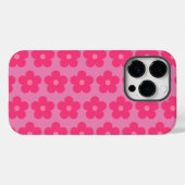 Roze bloemen Case-Mate iPhone case (Achterkant (horizontaal))