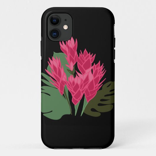 Roze bloemen Case-Mate iPhone case (Achterkant)