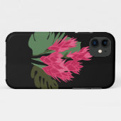Roze bloemen Case-Mate iPhone case (Achterkant (horizontaal))