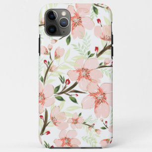 Roze bloemen iPhone 11 pro max hoesje