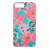 roze bloemen Case-Mate iPhone case (Achterkant)