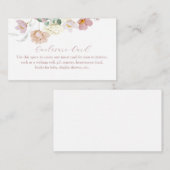 Roze Bloemen Custom Enclosure Kaart (Voorkant / Achterkant)