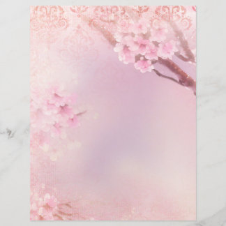 Roze Bloemen & Damask Ephemera