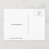 Roze Bloemen Dank u Briefkaart (Achterkant)