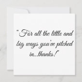 Roze bloemen en speciale strips-Kaart (Achterkant)